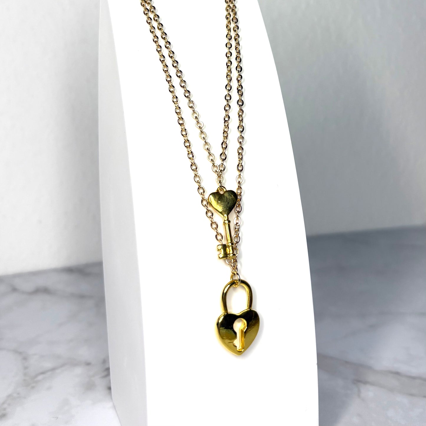 Vorhängeschloss-Halskette