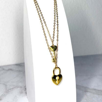 Vorhängeschloss-Halskette