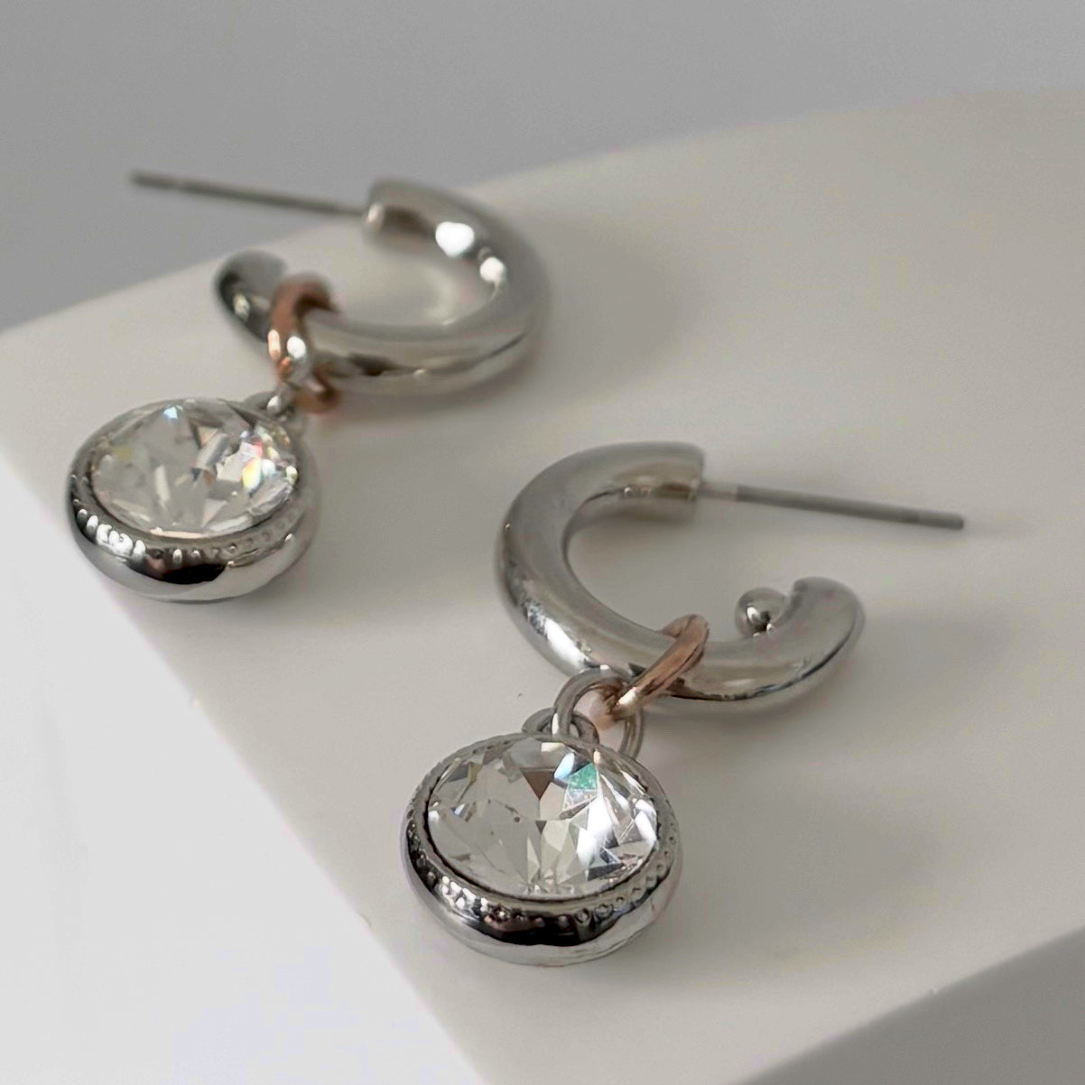 チャンキーフープピアス BC