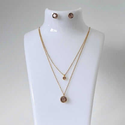 DRN matching set SC (necklace + earrings)