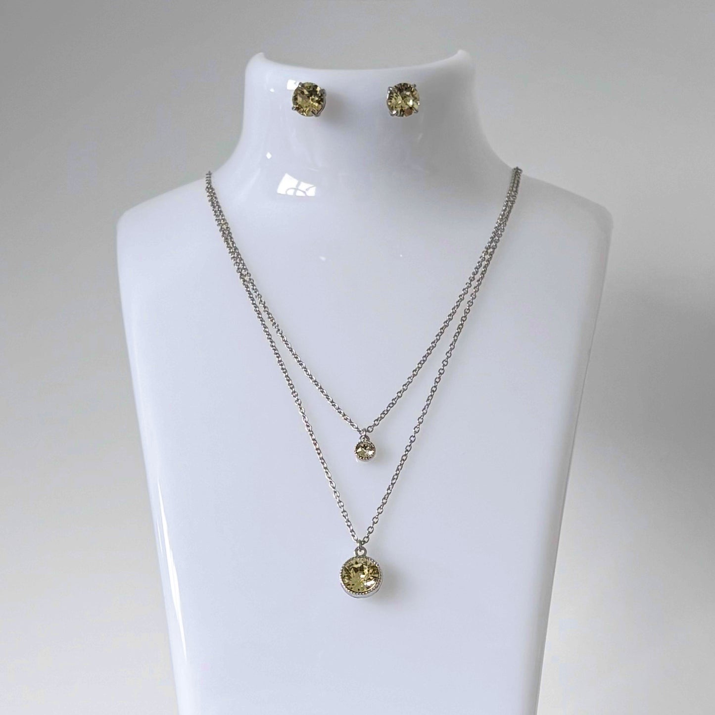 DRN matching set SC (necklace + earrings)