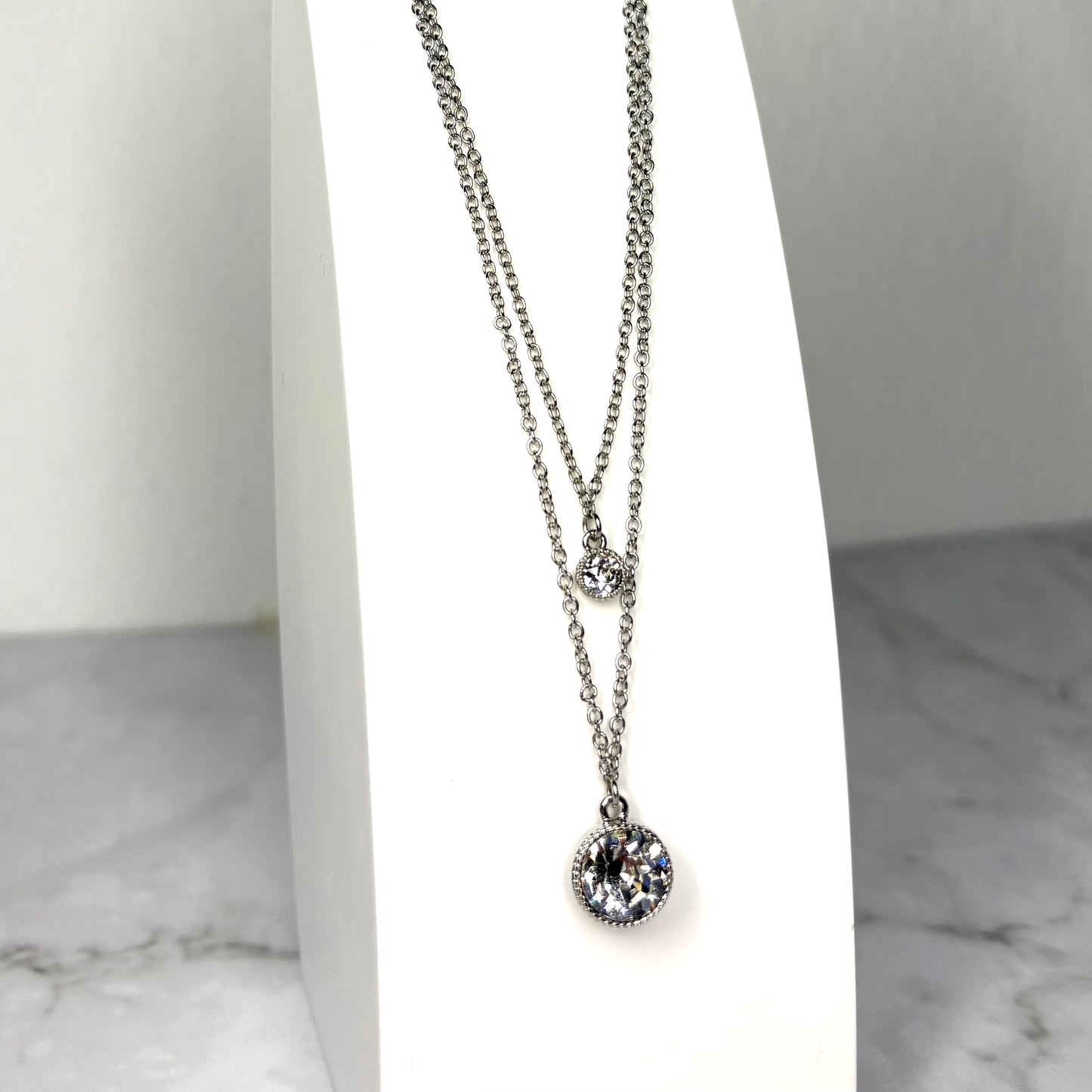 DRN-double round necklace-BC